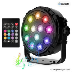 Partyfun enciende el altavoz Bluetooth 12x LED de encendido