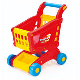 Carro de compra Dolu 50x31x43 cm rojo amarillo azul