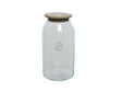 Decoris jarrón vidrio cerámica flores arreglar tapa cerámica ø11-h20cm