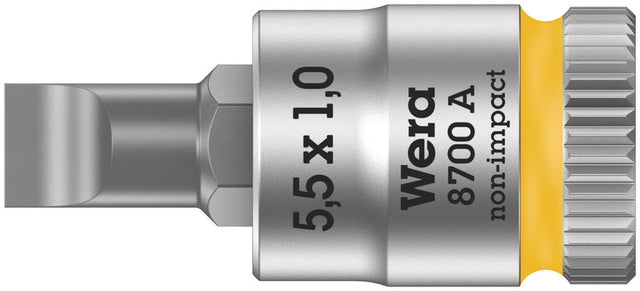 Wera 8700 a fl zyklop combinación de vasos con punta con accionamiento 1 4, fl 1,2 x 6,5 x 28 mm - 1 pieza(s) - 05003322001