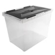 Caja de almacenamiento Sunware onyx 40l antracita transparente