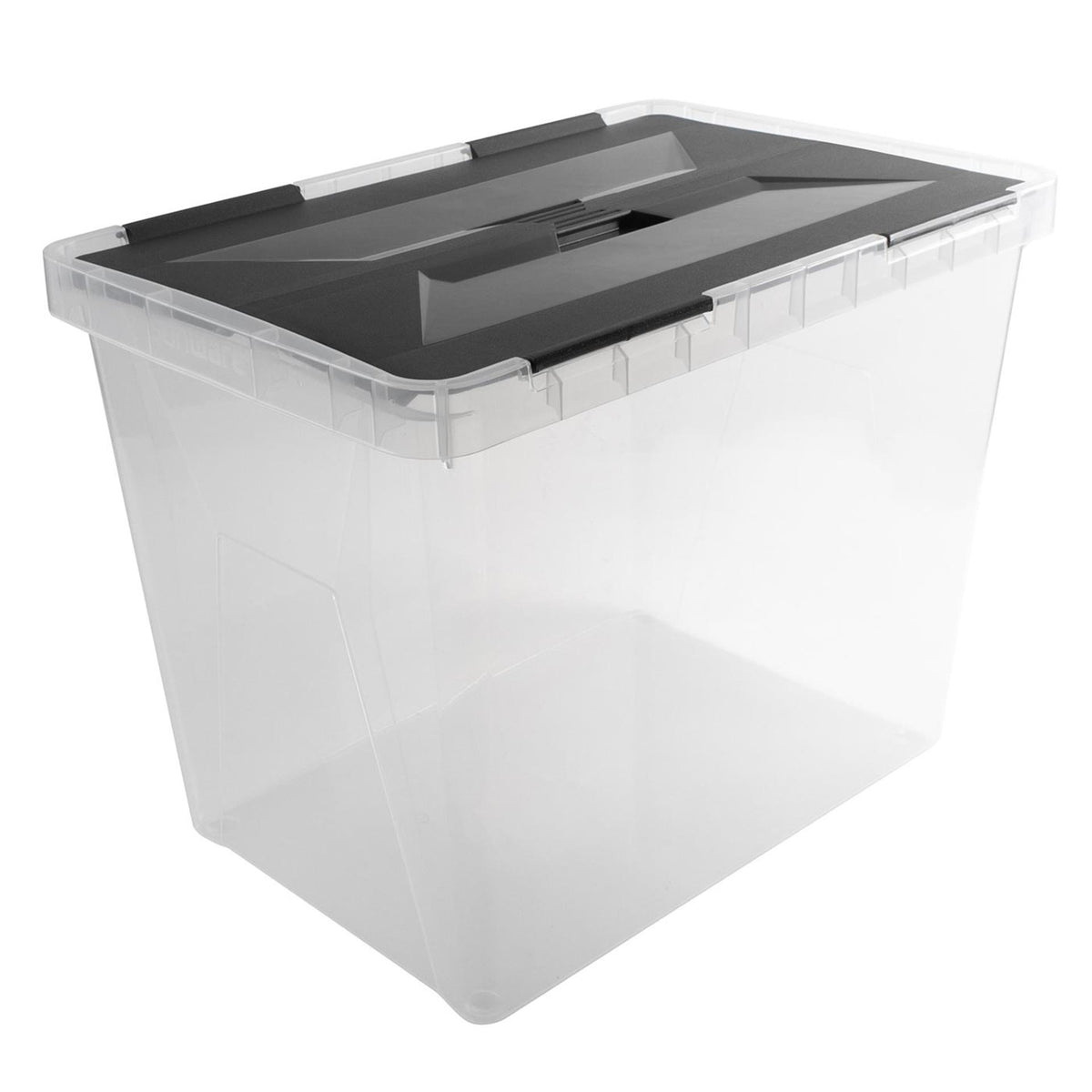Caja de almacenamiento Sunware onyx 40l antracita transparente