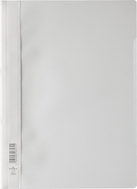 Carpeta duradera de fijación rápida ft A4 blanca 25 piezas