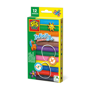 Plastilina Ses Infinity - Paquete de 12 (180gr)