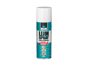 Bison spray adhesivo universal bote de 200 ml - práctico spray adhesivo para pegar de forma permanente o temporal papel, cartón, fotografías, carteles, collages, láminas metálicas, materiales aislantes y decorativos, fieltro, textiles, etc.