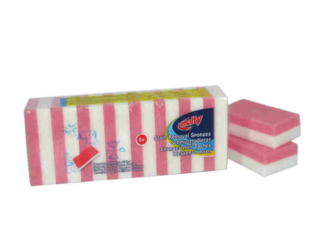 Esponjas antimanchas pack de 8 piezas 6x9,5x3cm