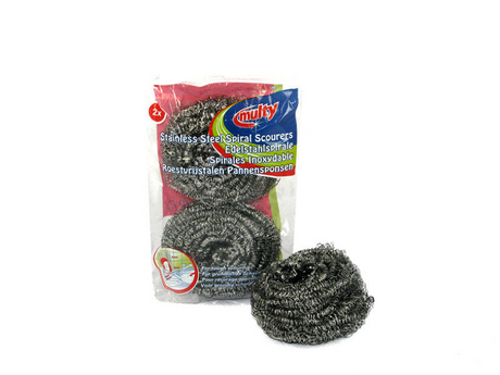 Esponjas de acero inoxidable Multy, paquete de 2