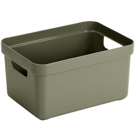 Caja de almacenamiento para el hogar Sunware sigma 5l verde oscuro