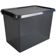 Caja de almacenamiento Sunware comfortline gris negro - 72l