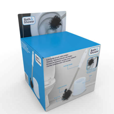 Escobillero baño ducha con soporte