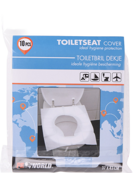 Funda asiento inodoro ultra clean protección higiénica 10 piezas