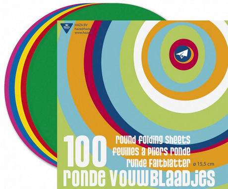 Haza hojas plegables redondas ø15,5cm 100 hojas