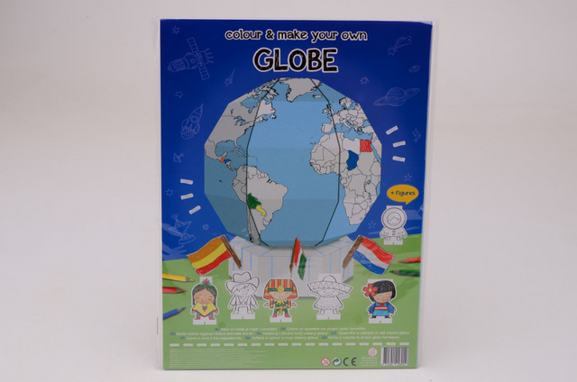 Colorea y haz tu propio globo terráqueo