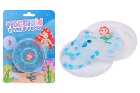 Johntoy Mermaid Crystal masilla con sirena