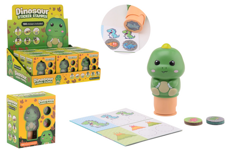 Estampador de pegatinas de dinosaurio Johntoy