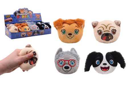 Johntoy perro de peluche de crecimiento lento