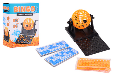Johntoy travel bingo spel met 90 nummers