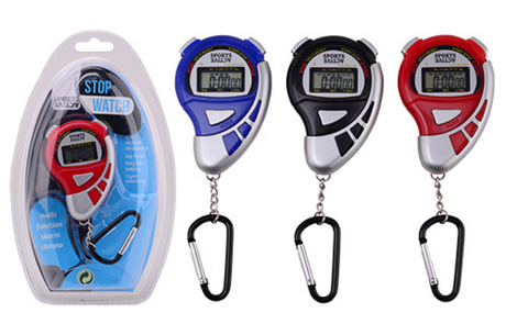 Johntoy Sports Active Stopwatch en Karabijnhaak