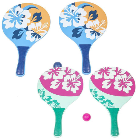 Set de pelota de playa Summertime estampado floral 3 piezas