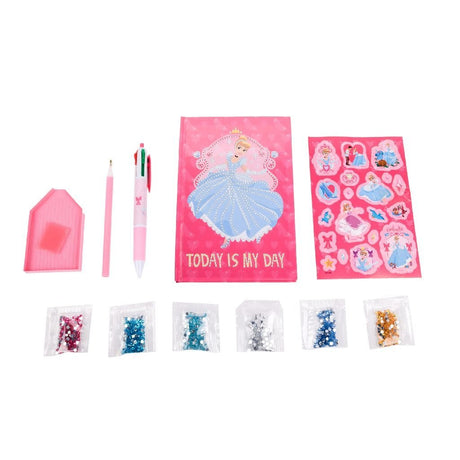 Diario de pintura de diamantes de princesas de Disney