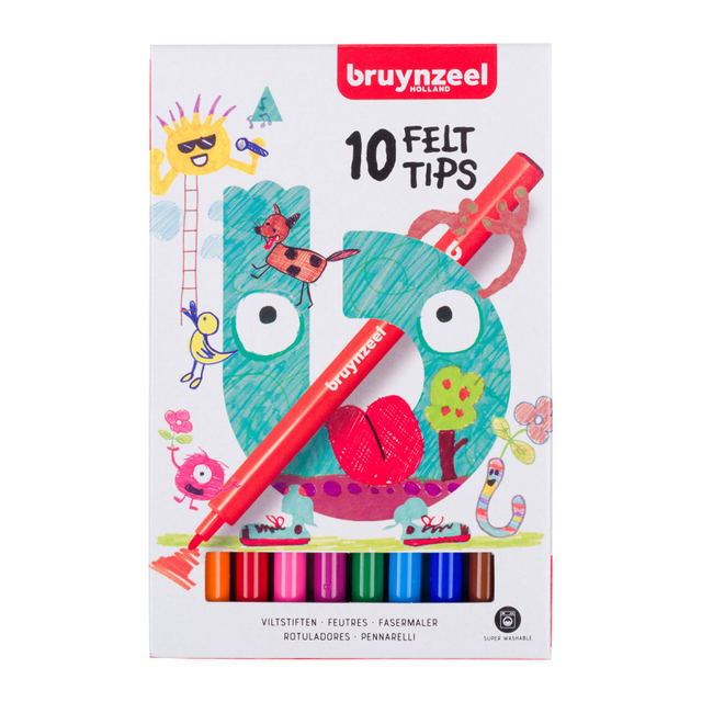 Rotuladores Bruynzeel, 10 uds.