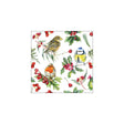 Servilletas Ambiente 33cm pájaros en invierno.