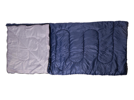 Slaapzak polyester blauw 200x80cm