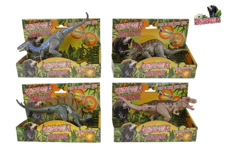 Dinoworld dinosaurio con partes móviles 17-19cm