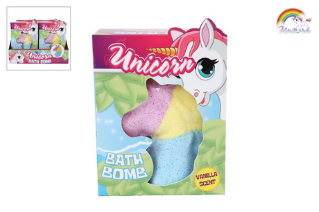 Bomba de baño Unicornio, 80 gramos.