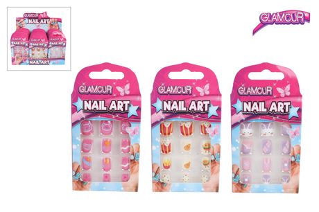 Uñas postizas Glamour, 12 uds.