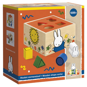 Clasificador de formas de madera Bambolino Miffy. 3+