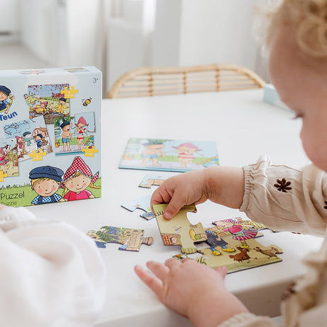 Puzzle bambolino fien y teun 4en1 4-16 piezas