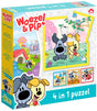 Bambolino woezel pip rompecabezas 4 en 1. 3+