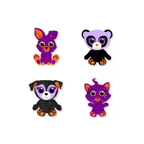 Ojo halloween peluches coleccionables 10cm 4 surtidos