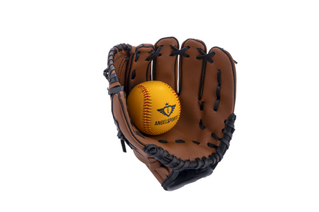 Juego de béisbol Engelhart de cuero artificial.