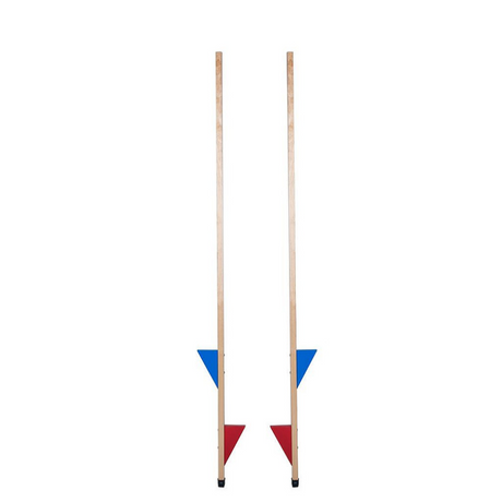 Engelhart zancos de madera con reposapiés de colores, juego de 2 170 cm, regulables.