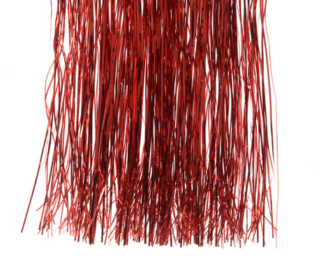 Decoris lametta brillo 40cm Navidad rojo