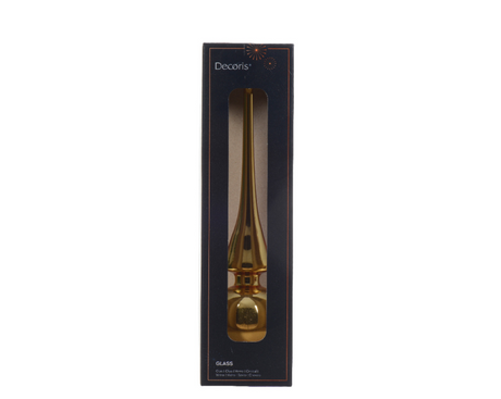 Decoris pico vidrio brillo oro claro dia6x26cm