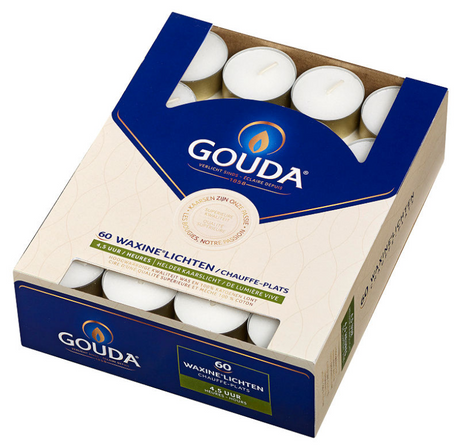 Gouda Waxinelicht 4,5 uur caja de 60 piezas ingenio