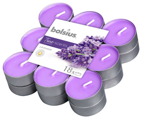 Bolsius candelita perfumada 18 piezas True Scents lavanda
