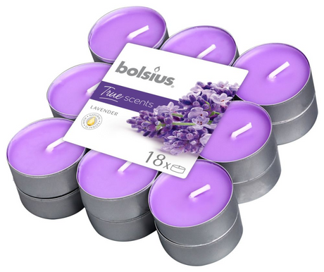 Bolsius candelita perfumada 18 piezas True Scents lavanda