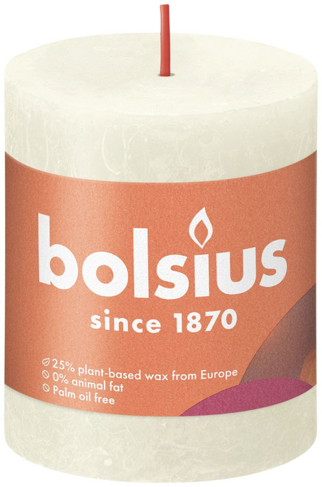 Bolsius colección brillo vela rústica 80 68 perla suave - perla suave