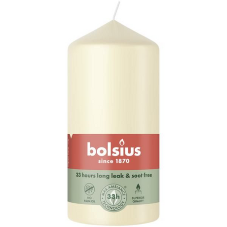 Vela pilar Bolsius 120 58 perla suave