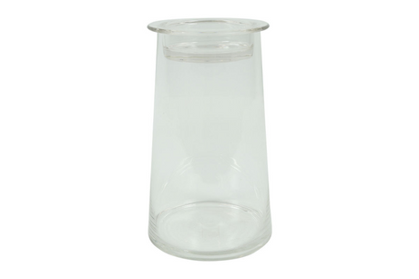 Countryfield deco glas hanny m komdeksel 14x14x23,5cm