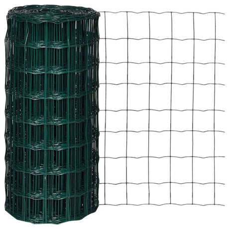 Vidaxl Euro HEK 25x0.8 m de acero verde