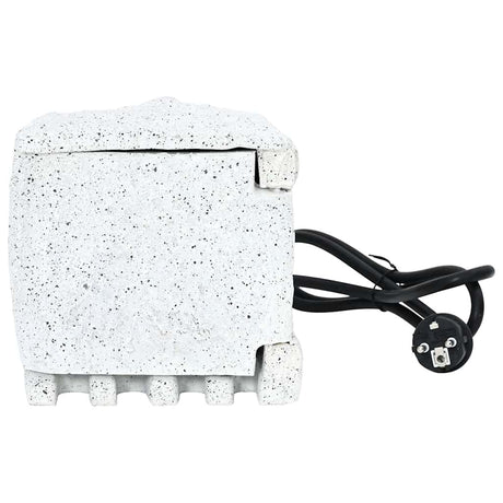 Vidaxl Garden Stop Contacto con Time Switch Piedra artificial