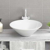 Vidaxl Watens 2 PCS 42x42x14 CM Ceramic White