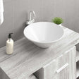 Vidaxl Watens 2 PCS 42x42x14 CM Ceramic White