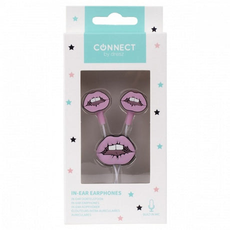 Kangaro k-58191005 dresz auriculares internos labios rosa