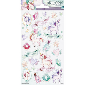 Hoja de pegatinas Totum twinkle - unicornios